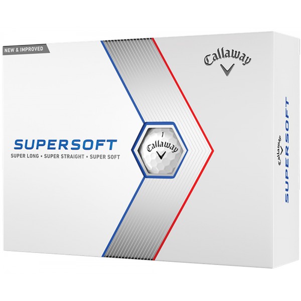 Balles de golf Callaway Supersoft 2023 personnalisées Impression sur balles de golf